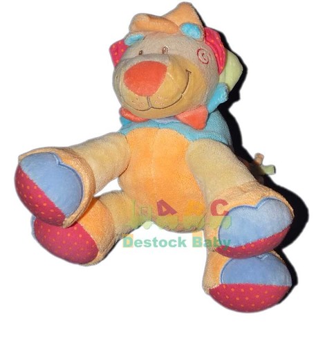 Doudou peluche lion nattou - peluche,