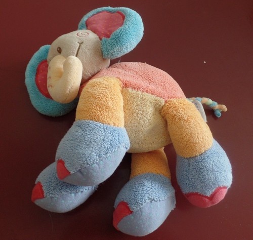 Doudou peluche éléphant - peluche,