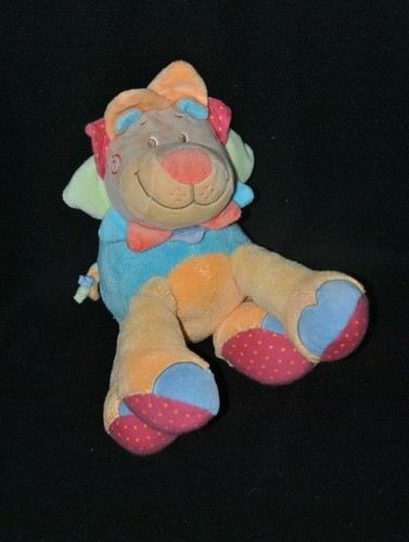 Peluche doudou lion - , oasis